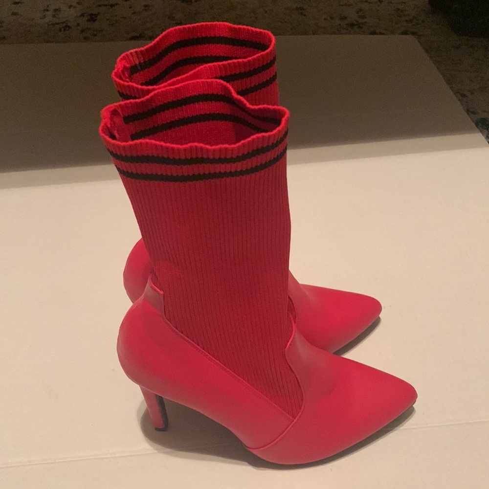 Rouge Helium Heeled Boots